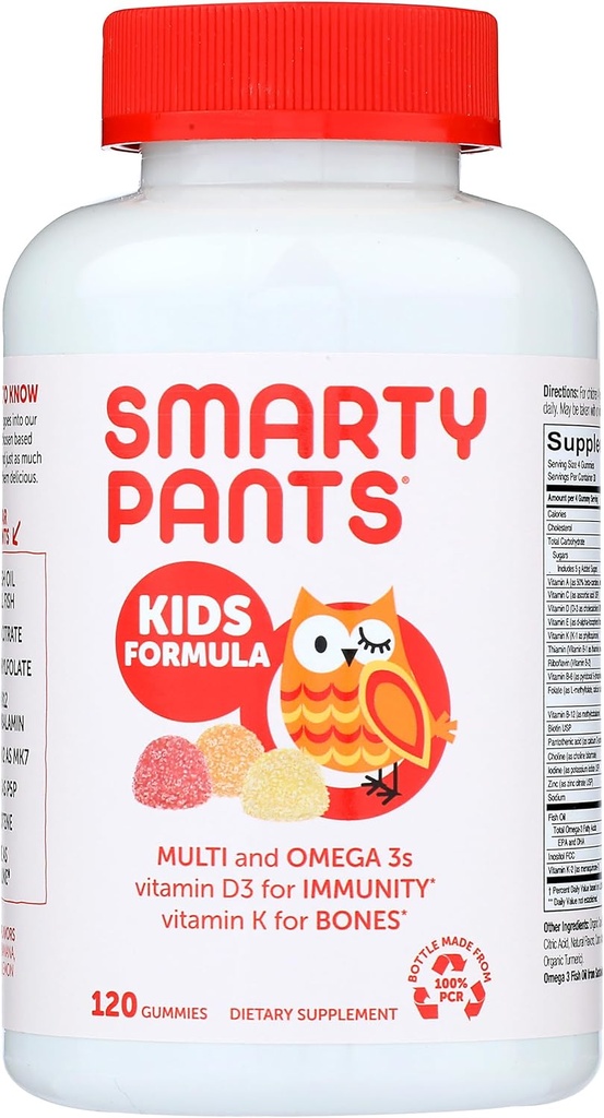 SMARTYPANTSは120のグミー、120 CTを完了します