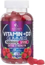 ビタミンD3サプリメントガミー5000 IU(125 mcg) 男性と女性のためのビタミンD - 骨、歯、筋肉、免疫の健康サポート、高効力VIT D3自然非GMO&グルテンフリー - 120グミ