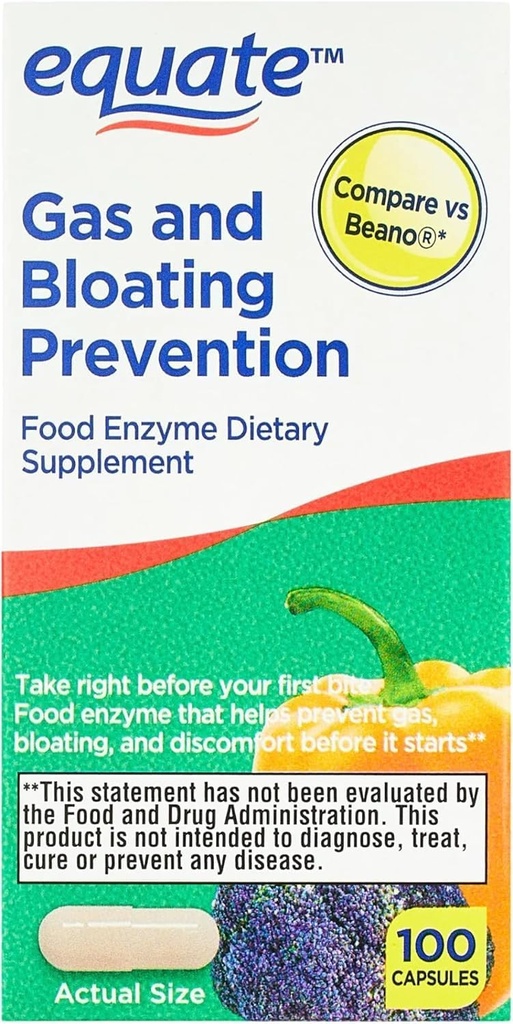 ガスを等しくし、救助の防止、食糧酵素の食事療法の補足は100の計算をカプセルに入れます(1のパック)