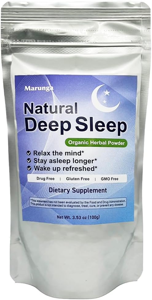 自然な深い睡眠、食事療法の補足、有機性草の粉、圧力及び気分サポート、消化器の健康サポート、メラトニンは、30日の供給を、日本製放します