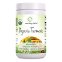 アメイジングインド USDA 認定有機ウコンパウダー 16 Oz (1 Lb) サプリメント | 非GMO | グルテンフリー | アメリカ製
