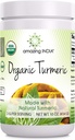 Amazing India USDA Certified Organic Turmeric Powder 16 Oz (1 Lb) Supplement | Non-GMO | Gluten Free | Made in USA