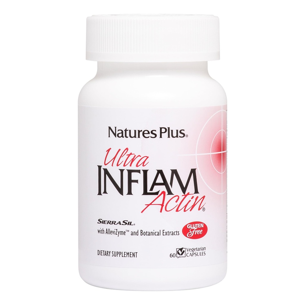 Natures Plus Ultra-Turmeric、Bromelain、MSM、ボスウェリア&ジンジャーとナチュラルサプリメント - 60ベジタリアンカプセル(30サービング)