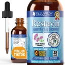 Restavin - 高度な脚サポートサプリメント - より良い吸収のための液体配達 - ビタミンC、鉄、Valeian、Turmeric、マグネシウム&もっと!