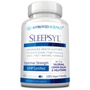 承認された科学 Sleepsyl - 睡眠サプリメント - バレリアンルート、レモンバーム、メラトニン、カモミール、L-オルニシン - ビーガン、60カプセル