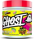 GHOST BCAAパウダーアミノ酸サプリメント、サワーパッチキッズスイカ - 30サービング - 砂糖フリーイントラ、ポスト&プレワークアウトアミノ酸パウダー&回復ドリンク、7G BCAA