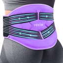 圧縮の革紐が付いているREVIX Reusableの大きい背部アイス パック、Lumbar、Sciatic Nerve、柔らかいプラシ天のライニング、風邪の圧縮療法のための調節可能な低い背部アイス ラップ