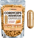 XPRS Nutra Cordycepsのきのこの粉のカプセル- 360の計算(180の日の供給)-私達の優れたCordycepsのきのこのカプセルはStaminaおよび性能を支えるために実質のきのこ(CordycepsのSinensis)を含んでいます