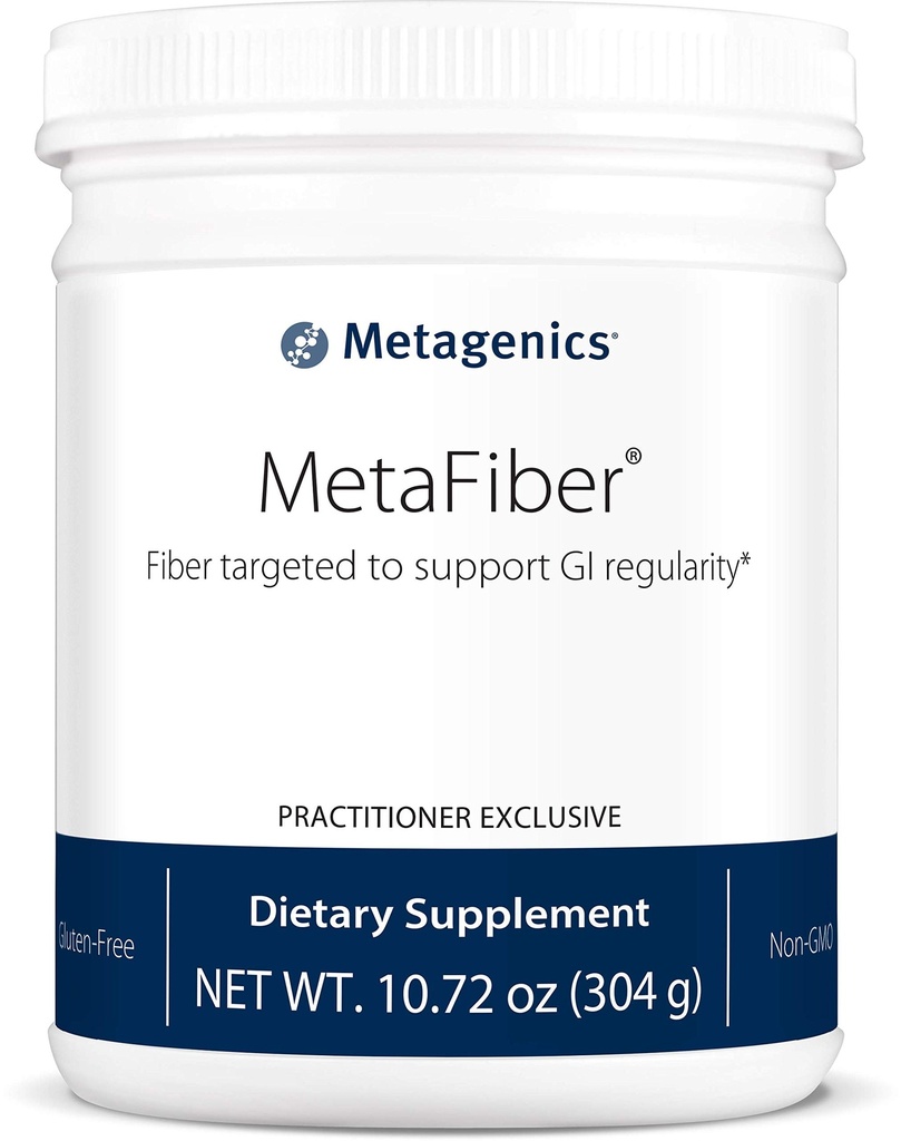 Metagenics MetaFiber - 6 gの食物繊維 - サポートGIの規則性及び時事の便秘の救助* -繊維のブレンドの粉-非GMO及びグルテンフリー- 10.72のoz