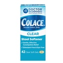 穏やかな有効な便秘の救助のためのColaceの明確な腰掛けの軟化剤、#の医者の推薦された腰掛けの軟化剤のブランド、染料は、50のmgのDocusateのカプセル、42の計算を放します