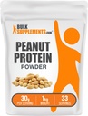 BulkSupplements.comピーナッツフラープロテインパウダー - 脱脂ピーナッツフラー、ピーナツプロテインパウダー - ピーナツプロテインフラー、グルテンフリー、給餌あたり30g、1kg(2.2ポンド)(パッケージ1)