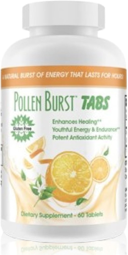 Youngevity Pollen BurstTM Tabs - 有機性低刺激性栄養素抽出物 - 元々 Projoba Polbax エネルギーと耐久性 - 60錠