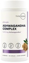 タイプゼロKSM-66 Ashwagandhaの根のエキス1,200mgの60のサービング-Turmeric、RhodiolaのRoseaおよびBioPerineの黒のコショウのエキス- 180の野菜の帽子との高い効力5%のwithanolides -