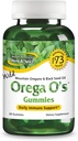 NORTH AMERICAN HERB & SPICE Orega O’s - 60 Gummies with Wild Mountain Oregano & Black Seed Oil - Non-GMO - 30 Servings