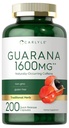 キャラリアグアラナエキスカプセル | 1600mg | 200個数 | 自然にカフェインサプリメントを占有 | 非GMO、グルテンフリー