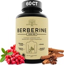 Berberine Supplement, Berberine 1200 Mg – Berberine HCL & Ceylon Cinnamon for Women & Men – Berberine Capsules Supports Healthy Immune System & Weight Management
