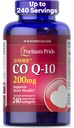 Puritan's Pride Coenzyme CoQ10 200mg, 心臓の健康のための栄養補助食品, 血圧, 経口ガム健康, 健康な老化サポート, 240 サービング, 迅速なリリースSoftgels