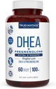 Pregnenolone 60mgのDHEA 100mgの補足-サポート ホルモンのバランス、細い筋肉固まり、エネルギー、気分、睡眠および人のおよび女性-野菜カプセルの健康な老化