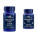 マグネシウムのカプセル500mg - ルテイン、ゼアキサンチン、Meso-zeaxanthinおよび健康な視野のためのサフラン - 60のSoftgelsおよび100のベジタリアンのカプセルが付いているライフ エクステンションMacuGuardの目の健康の補足