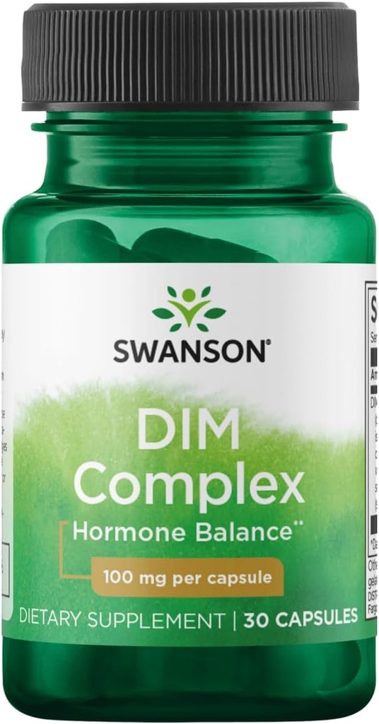 Swanson Dim Complex(Diindolylmethane) 100ミリグラム30カプセル(1パック)