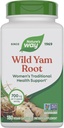 Nature's Way Wild Yam Root、女性の伝統的な健康サポート*、700 mg / 2-カプセルサービング、非GMOプロジェクト検証、180ビーガンカプセル(5月パッケージ)