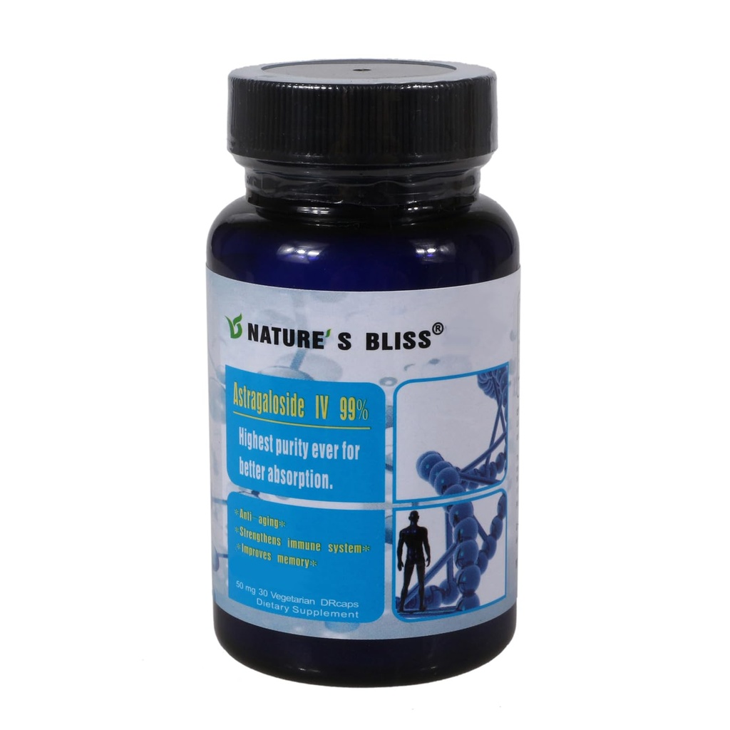 Nature'sblissの胃の酸は保護しました及び極度の吸収のAstragaloside IV 99%は、米国、50mg、30capsで作られます