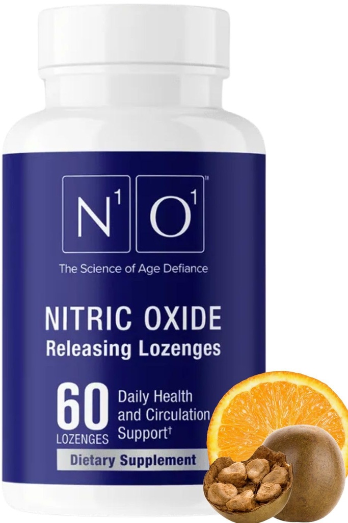 N1O1ニトリ酸化物ローゼンジ - 60カウント - 心の健康、循環、エネルギー、血流、酸素化、健康な血圧、男性と女性のための心臓血管サポートのためのニトリ酸化物サプリメント