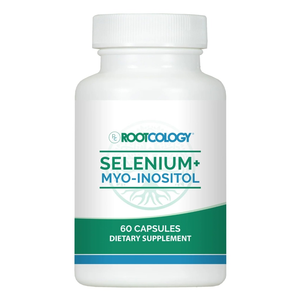 Izabella WentzのRootcology | Selenium + Myo-Inositol | ホルモンバランスおよび免疫システム健康を促進するための包括的なブレンド | 60カプセル