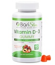BariSlim BariatricビタミンD-3ガミー - 減量手術後に患者のための特別に処方されたガミービタミン - 消化しやすく、素晴らしい味の果実味 | 90フルーツ咀嚼