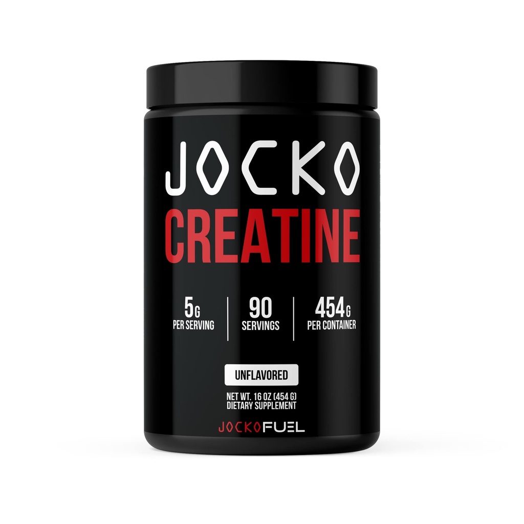 Jocko の燃料のクレアチンの Monohydrate、人及び女性のための純粋な Micronized の粉、サポート筋肉成長、強さ、回復及び認知、Unflavored、450 グラム、90 のサービング