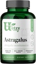 Utzy Naturals Astragalus | 毎日の免疫の健康 | カプセルごとの500 mg | 60カプセル