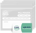 LivaClean 425のパックは旅行のための厚さの丸薬の袋を改良しました- Pill 袋、旅行のための薬袋