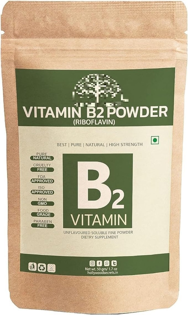一般的なパブのビタミンB2のリボフラビンの粉50gm