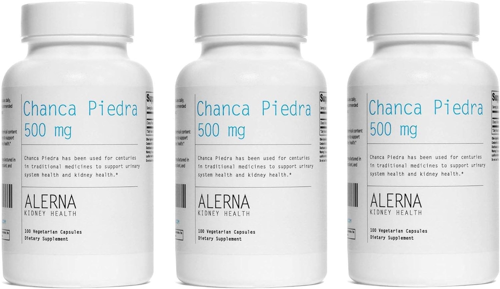 Chanca Piedra 500のmg -腎臓の石の粉砕機、dissolver、Galbladderサポート補足- 100の菜食主義者のカプセル(パッキング3)