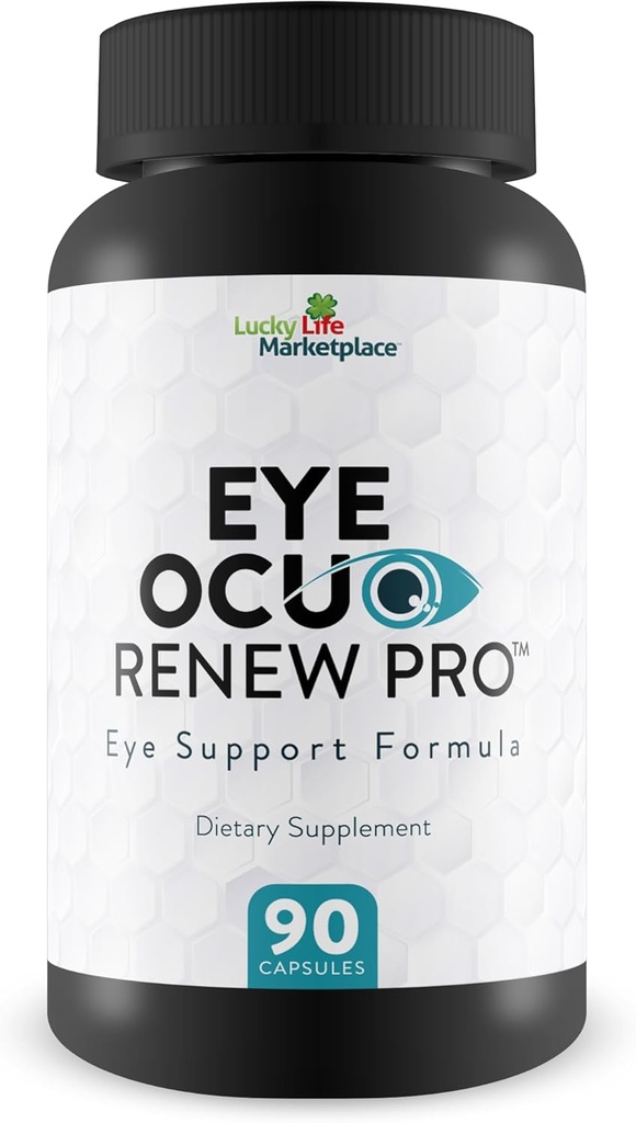 Eye Ocuo Renew Pro - 眼の健康サポート - ビジョンサプリメントで健康的なビジョンの日と夜を促進 - 眼の緊張、眼の圧力、プロビジョンビタミン、ミネラル、およびハーブとブルーレイビジョンを軽減するのに役立ちます