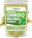 XPRS Nutraの有機性イチョウのBilobaの粉- コグニションのためのGingkoのBilobaの補足-ビーガン友好的なイチョウのBilobaの有機性-イニティBoosting GinkgoのBilobaの粉(16のoz)