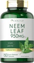 Carlyle Neem リーフ | 950mg | 150 パウダーカプセル | ノンGMO グルテンフリーフォーミュラ | 値サイズ | 伝統的ハーブサプリメント | アザーダラハッタインディカ