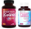 BioPerine 90の計算が付いている女性およびCoQ10のためのBioEmblemの美のProbiotics