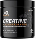 Creatine + Electrolytes 240g | 100% Pure Creatine Monohydrate Infused with Electrolytes| Support Muscle Growth While Staying Hydrated | 44 Servings