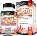 Daily Multivitamin for Women 50 & Over – Memory Support Supplement – Promotes Stress Reduction & Healthy Immune Response – Women's Multivitamin Supplement Designed for Stomach Comfort - 60 Capsules