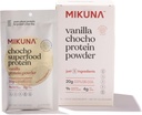 Mikuna Chocho Superfood Protein, Plant-Based Protein Powder, Travel Packs - Vegan, Gluten Free, 3g Net Carbs or Less, and Bioavailable, Non-Isolate (8 Servings, Vanilla)