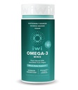 Iwi Omega-3ミニSoftgels(30サービング)、Swallow、植物ベースの藻オメガ3、EPA + DHA、全身サポート栄養補助食品、Krill&フィッシュオイル代替、魚介類のAftertasteなし