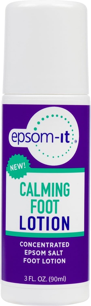EPSOM-IT はフィートのローションを-疲れたフィートのためのマグネシウムの硫酸塩のローションを転がします及び足首、Urea、柔らかく堅い皮およびひびが入った Heels の Topical Epsom の塩は、足およびフィート 3.0 oz のための慰めを提供します