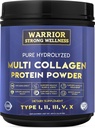 Pure Hydrolyzed Multi Collagen Protein Powder, Collagen Powder, Boost Energy, for Aging Skin Elasticity, Hair & Nails Growth Support, Joint Health (Unflavored)