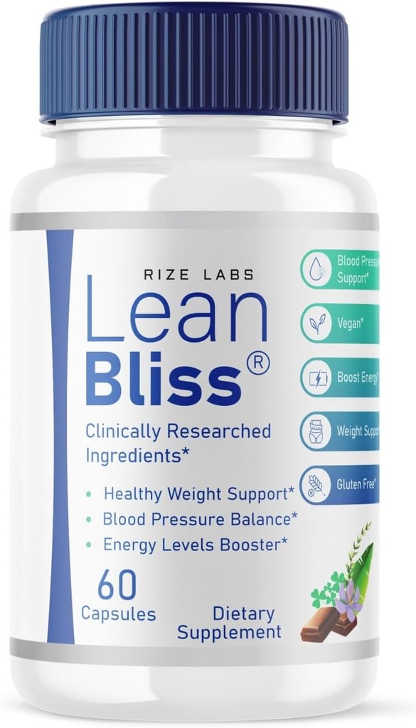 Lean Bliss Weight Loss Pills, Lean Bliss Fat Burning Formula, LeanBliss Advanced Metabolism Capsules for Natural Weight Management & Blood Support, LeanBliss Dietary Supplement Reviews (60 Capsules)
