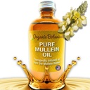 Mulleinオイル - 耳鼻咽喉科、耳鼻咽喉科と子供のための有機耳油ドロップ - 痛みの軽減のためのハーブエキス(4オンス)