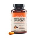 NatureWise ターメリック クルクミン 500mg と ブラックペッパー ソフトゲル - 余分な強さ、高められた吸収 - 95% のクルクミノids 及び免疫サポートのためのBioPerine - グルテンフリー、非GMO - 90 の計算[3 か月の供給]