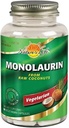 Nature's Life Monolaurin 1000mg、Natural Raw Coconut、Immende Support Supplement、Gut Health、 Balanced Gut Flora、60日間保証、45サービング、90ベジタリアンカプセル