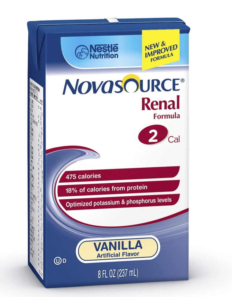 Novasource Renal Nutritional Supplement(NOVASOURCE RENAL、8OZ BRIKS)27 各ケース