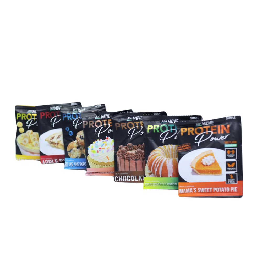 Just Move Protein Sample Pack Bundle - 7 Flavors